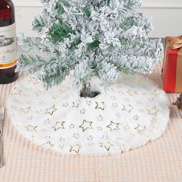 Small mini Christmas tree skirt decoration desktop Christmas tree decoration Christmas supplies