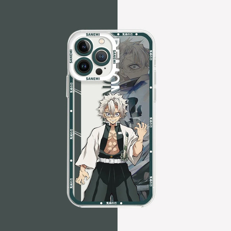 Ghost Slayer Phone Case Suitable for 15 Apple 14 Transparent iPhone 13 Pro Anime