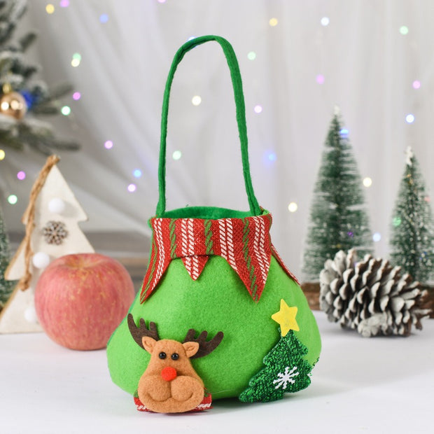 New Christmas Safe Fruit Bag Christmas Candy Bag Gift Bag Christmas Party Children's Cartoon Gift Bag