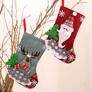 Santa Claus Christmas decorations Socks Christmas gift bags