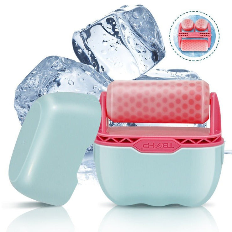 2 in 1 double head plastic ice roller ice roller facial ice skin instrument facial beauty cold compress massager - Follow yourDream