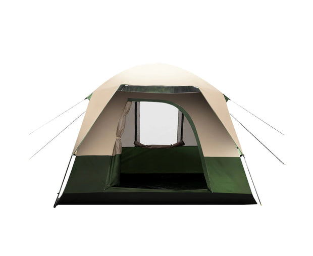 Family Camping Tent 4 Person Hiking Beach Tents Canvas Ripstop