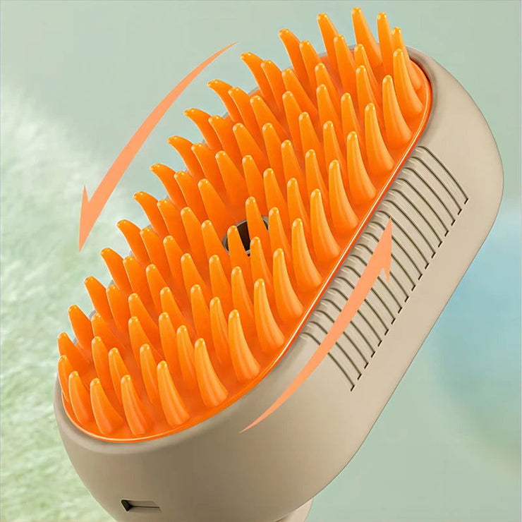 3-in-1 Dog Hair Brush Cat Hair Brush Electric Pet Cleaning Brush Steam Spray Brush Massage Hair Removal Comb Anti Flying Brush - Follow yourDream