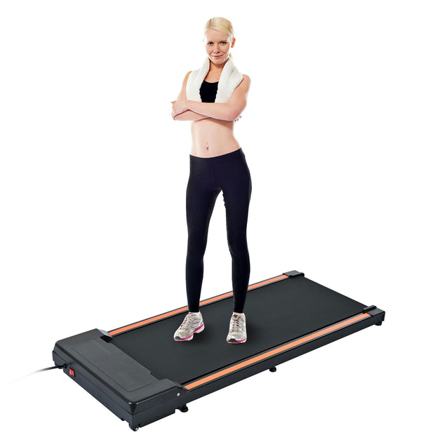 300 pound capacity desktop treadmill for home and office use, portable treadmill with 0.6 to 3.8 miles per hour - Follow yourDream