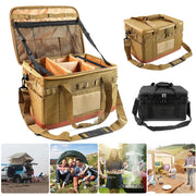 30L Camping Cooking Utensil Organizer Large Capacity Camping Tool Tote Bag Detachable Multifunctional Utility Camping Supplies - Follow yourDream