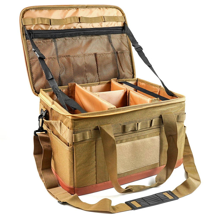 30L Camping Cooking Utensil Organizer Large Capacity Camping Tool Tote Bag Detachable Multifunctional Utility Camping Supplies - Follow yourDream