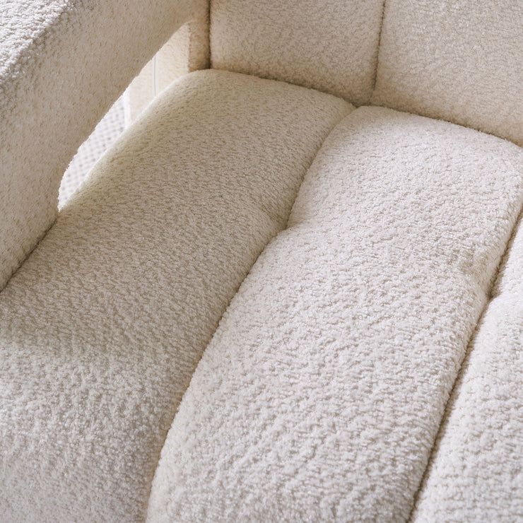 31.10" Wide Boucle Upholstered Accent Chair - Follow yourDream