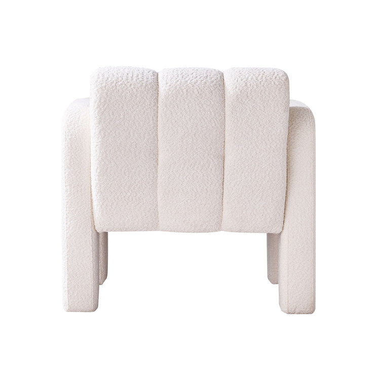 31.10" Wide Boucle Upholstered Accent Chair - Follow yourDream