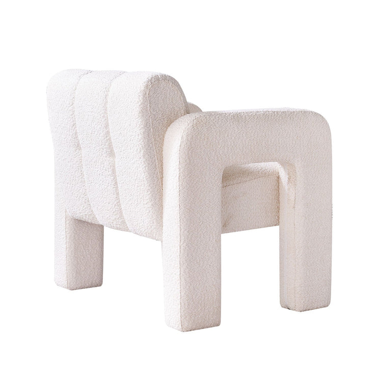 31.10" Wide Boucle Upholstered Accent Chair - Follow yourDream