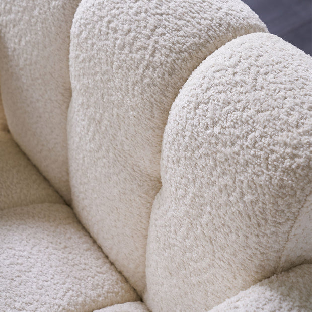 31.10" Wide Boucle Upholstered Accent Chair - Follow yourDream