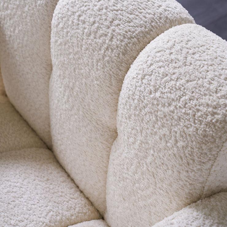 31.10" Wide Boucle Upholstered Accent Chair - Follow yourDream