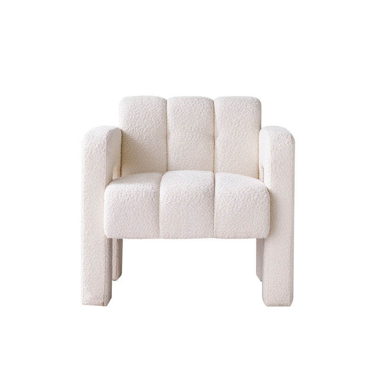 31.10" Wide Boucle Upholstered Accent Chair - Follow yourDream