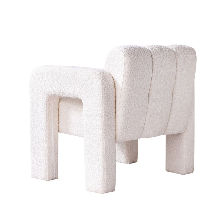 31.10" Wide Boucle Upholstered Accent Chair - Follow yourDream
