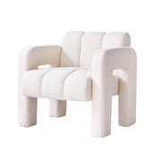 31.10" Wide Boucle Upholstered Accent Chair - Follow yourDream