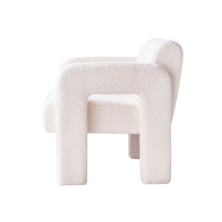 31.10" Wide Boucle Upholstered Accent Chair - Follow yourDream