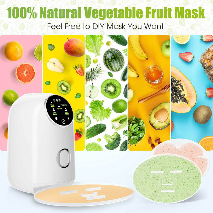 Smart LCD Touch Screen Fruit And Vegetable Mask Machine DIY Homemade Home Moisturizing Mask Machine Beauty Instrument