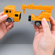 Magnetic Transform Engineering Car Assembled Toys Set For Kids Boys Gifts Toy Construction Vehicles Robot Toys