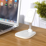 Multi functional wireless charging desktop magnetic bracket suitable for folding wireless chargers for Apple and Huawei phones