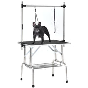 36" Professional Dog Pet Grooming Table Adjustable Heavy Duty Portable w/Arm & Noose & Mesh Tray - Follow yourDream