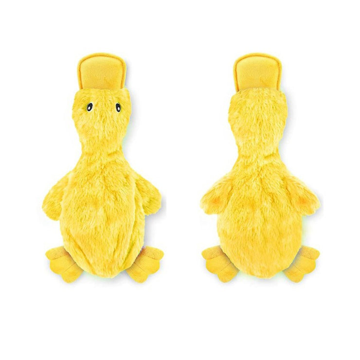 Pet Supplies Pet Filling Dog Toys Cute Unfilled Duck Chewing Plush Sound Toy Duck