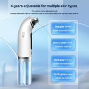 Vacuum Face Cleaner Electric Pimple Black Head Removal USB Rechargeable Water Cycle Facial Cleaning Tools