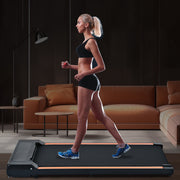 300 pound capacity desktop treadmill for home and office use, portable treadmill with 0.6 to 3.8 miles per hour