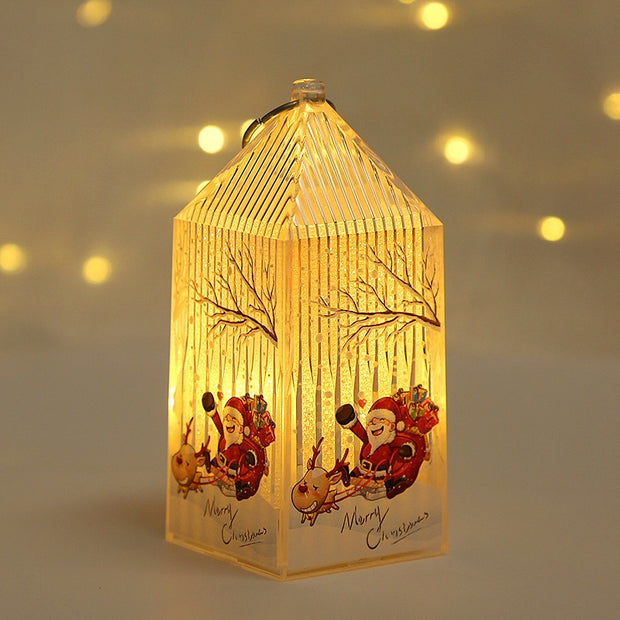 Christmas Children's Christmas Eve Gift Handheld Night Light Display Window Tree Pendant Decoration Props