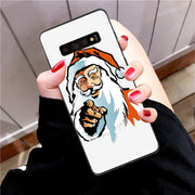 3D Relief Christmas Cover For Samsung Galaxy S8 S9 S10 J4 J6 Plus S7 Edge A30 A50 A40 A70 A7 A8 A9 2018 M10 M20 Note 8 9 Case