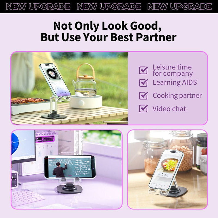 3D Support ModeDual-Arm Triaxial ACRYLIC Phone Holder - Follow yourDream