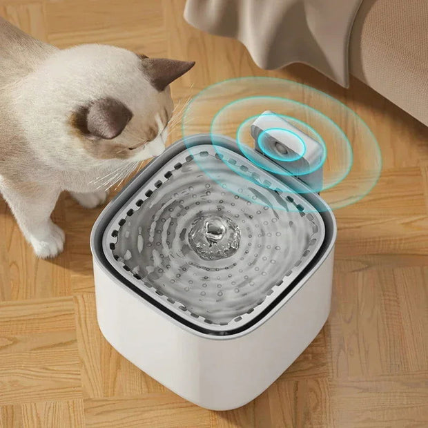 3L Wireless Sensor Cat Water Fountain Intelligent Water Dispenser For Cats Dog Drinker Automatic Filtering Pet Drinking Feeder - Follow yourDream