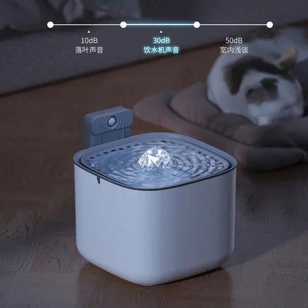 3L Wireless Sensor Cat Water Fountain Intelligent Water Dispenser For Cats Dog Drinker Automatic Filtering Pet Drinking Feeder - Follow yourDream