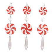 3PCS Christmas candy ice cone pendant Christmas decoration atmosphere decoration simulation candy pendant - Follow yourDream