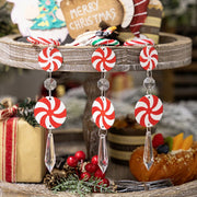 3PCS Christmas candy ice cone pendant Christmas decoration atmosphere decoration simulation candy pendant - Follow yourDream