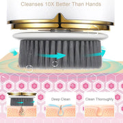 3 in 1 Ultrasonic Facial Cleanser Brush Electric Cleansing Face Brush 360 Rotate Deep Cleaning Brush Facial Skin Care Machine - Follow yourDream