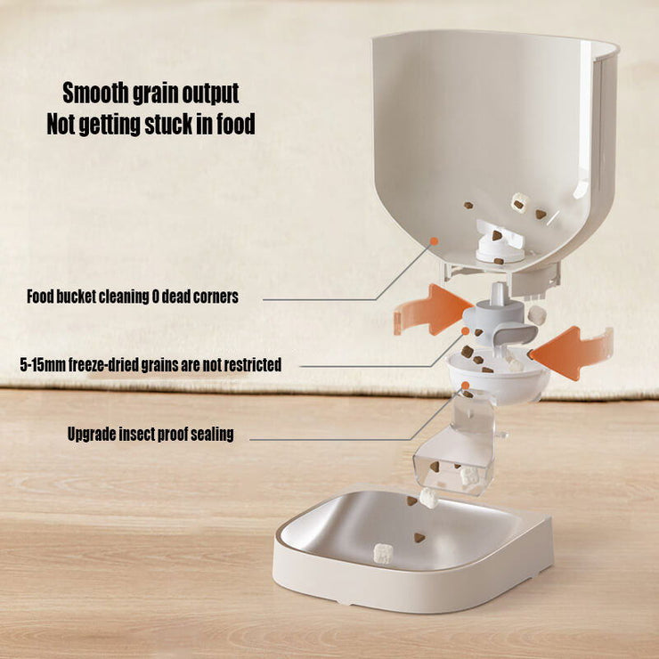 4.5L automatic pet feeder, Paiwang Petwant cross-border hot selling mobile app, video monitoring, intelligent feeding - Follow yourDream
