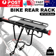 Aluminum Bike Rear Rack Seat Luggage Carrier Bicycle Post Mountain Mount Pannier