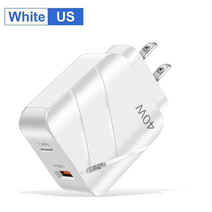 40W PD+QC3.0 mobile phone charger charging head travel charger - Follow yourDream