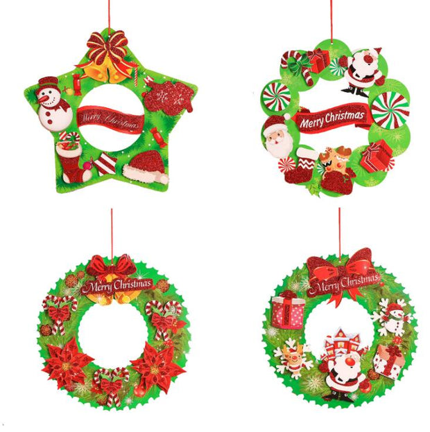 Christmas 3D Paper garland Decoration Christmas Decor Christmas Snowman