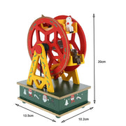 Christmas New Carousel Wooden Music Box Christmas Ferris Wheel Children's Toys Christmas Gifts