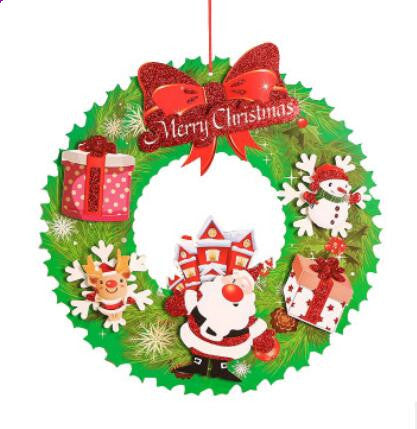 Christmas 3D Paper garland Decoration Christmas Decor Christmas Snowman