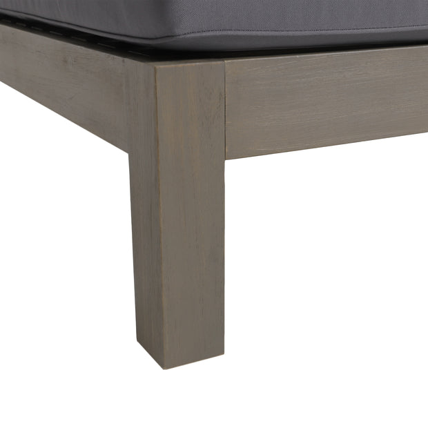 BRAVA X-BACK RIGHT CORNER BENCH, DARK GREY