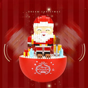 Santa Claus Tumbler Ornament Model Assembly and Gift Giving