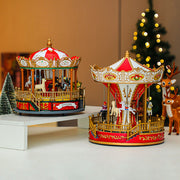 Christmas carousel ornaments, music boxes, Christmas decorations, Christmas gifts, music boxes