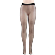 Thin core silk pantyhose with water diamond inlay and starry hot diamond adult silk stockings