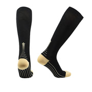 Sports socks black calf socks outdoor cycling socks compression socks skipping rope marathon long tube professional running sock