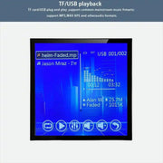 4inch Bluetooth Wall Amplifier Touch Screen Mini Stereo Amp Home Theater Sound System Audio Support Fm Radio Aux Hotel - Follow yourDream
