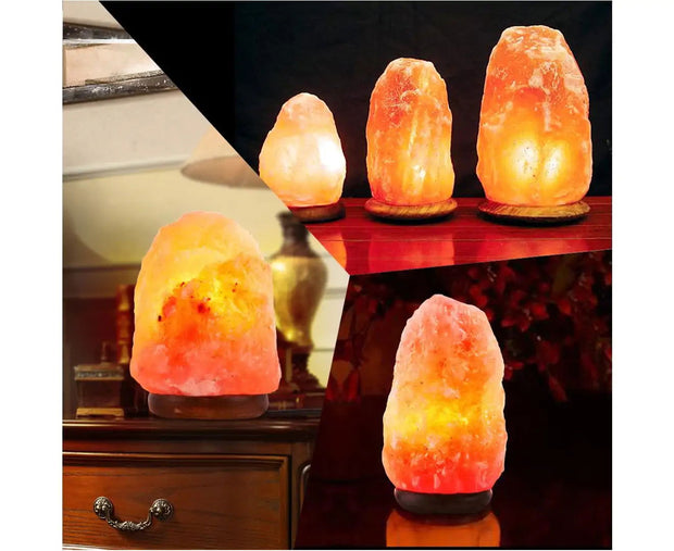 5-7Kg Himalayan Pink Salt Lamp Natural Rock Shape with Dimmer Switch - Follow yourDream