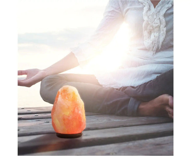 5-7Kg Himalayan Pink Salt Lamp Natural Rock Shape with Dimmer Switch - Follow yourDream