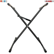 5 Core Keyboard Stand Riser • Double Braced X Style Adjustable Width