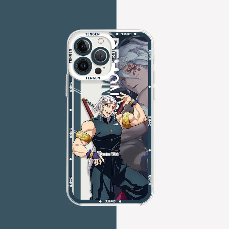 Ghost Slayer Phone Case Suitable for 15 Apple 14 Transparent iPhone 13 Pro Anime